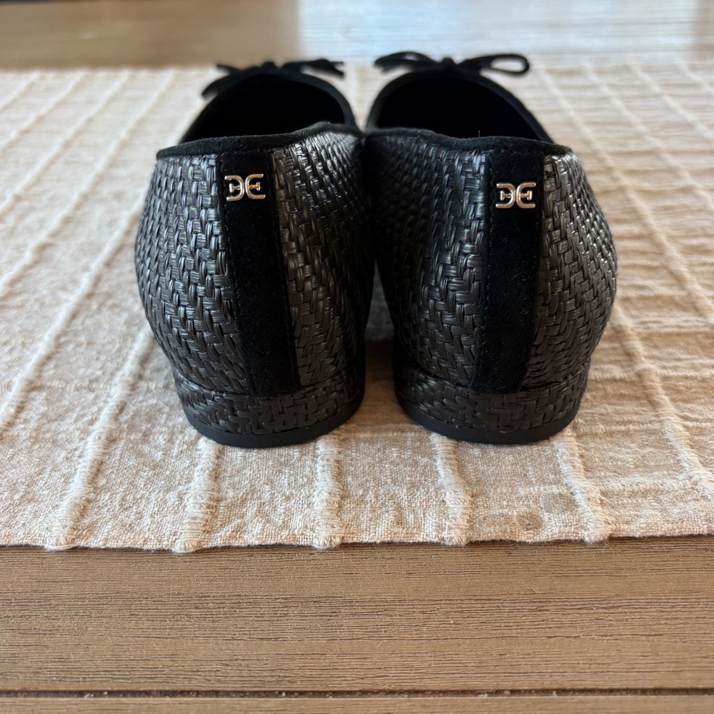 Sam Edelman black woven Esmira flats Size 8.5 - Picture 7 of 7